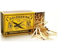 FRUTITOSCOM Golondrina - Pack de 3 cajitas de fósforos o cerillas