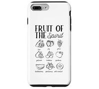 Fruto del Espíritu Cristiano Fe Retro Biblia Verso Diseño Carcasa para iPhone 7 Plus/8 Plus