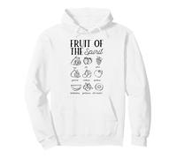 Fruto del Espíritu Cristiano Fe Retro Biblia Verso Diseño Sudadera con Capucha