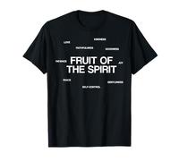 Fruto del Espíritu Escritura de fe Cristiana inspiradora Camiseta