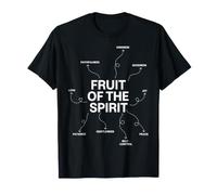 Fruto del Espíritu Fe Cristiana Escritura Religiosa Camiseta