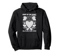 Fruto del Espíritu - Gálatas 5:22-23 Christian Strawberry Sudadera con Capucha