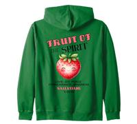 Fruto del Espíritu Versículo bíblico Cristiano Sudadera con Capucha