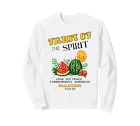 Fruto del Espíritu Versículo de la Biblia Cristi Sudadera