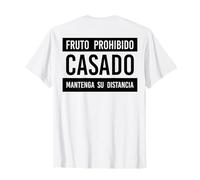 Fruto Prohibido Casado Mantenga Su Distancia (en la parte posterior) Camiseta