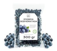 Frutos de Endrino Secos Sin Azucar 300 g - Bayas de Endrina Natural - Endrina Deshidratada - Snacks Saludables - Sin Azucar Añadido, Sin Conservantes, Sin Gluten (300 gr, Endrina)