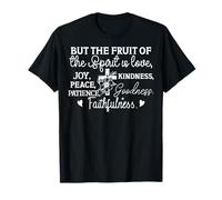 Frutos del Espíritu: Amor, Alegría, Paz y Bondad Camiseta