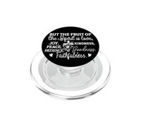 Frutos del Espíritu: Amor, Alegría, Paz y Bondad PopSockets PopGrip para MagSafe