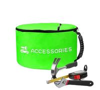 Fruusv Almacenamiento de Manguera de alcantarillado para, Bolsas Impermeables para Manguera de, contenedor portátil con Doble Cremallera para Herramientas de residuos, Remolque