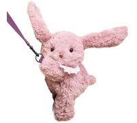 Fruusv Animal School Bags, Cartoon Plush Backpacks, Multiusos Satchel Bags, de Escuela de Animales, Soft Plush School Backpacks for Kids, Great for Carrying Wallets, Keys, and School Supplies, b