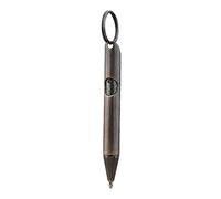 Fruusv Brass Click Pen, Portable Signature Pen, Multifunctional Writing Pen, Pocket Ballpoint Pen, Keychain Pen for Business, Professional Ballpoint Pen, Brass Ballpoint Pen for Business, School