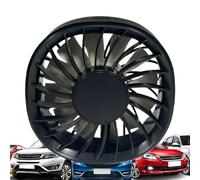 Fruusv Car Fan, Air Circulation Fan, 3 Speed Us b Powered Portable Cooler, Strong Wind with Colorful Light, Ideal para Baby, Perfect Companion for Family Trips Vehicles, Su v, Rv