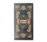 Fruusv Cartas de anime de tarot, baraja de tarot inspirada, cartas de adivinación, mazo de tarot para principiantes, colección de anime, artículo de coleccionista de tarot, mazo de tarot de 78 hojas