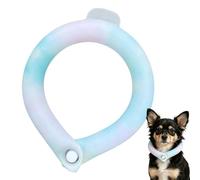 Fruusv Collares Refrescantes Para Perros,Gargantilla Anti-Surcalentador - Collar de cuello Refrescante Reutilizable Para Perros,Para Clima Cálido Playa Caminando Interior Viaje Puerto Al Aire