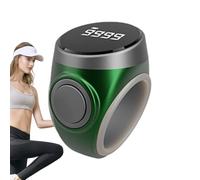 Fruusv Counter Clicker Ring, Prayer Counting Aid, 4-Digit Finger Large Digital Display, Portable & Meditation Clicker Relaxation for Active Fingers, Handheld Counters