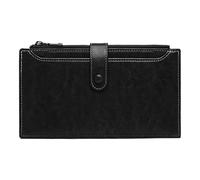 Fruusv Credit Card Holder Wallet, Women RFID Card Holder Wallet, Retro Purse for Women, Multi Card Case Wallet, Large Capacity Wallet, Business Card Holder Wallet, Wallet for Celell Phone Card, Negro