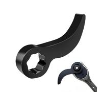 Fruusv Crowbar Adapter Tool, Metal Torque Extender Adapter, Crowbar Axle Disassembly Auto Repair Tool, Adjustable for 3/8in Drive Ratchets, Versatile Tool for Auto Mecanics