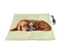 Fruusv Dog Heating Pad | USB Electric Cat Blanket | Dog Kennel Pet Accessories, 5-Speed Temperature Adjustable Dog Warm Bed with Anti-Bite Steel Cord for Interior