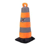 Fruusv Dog Plush Toy, Pet Puppy Training, Traffic Cone Plush Toys, Agility Exerciser, Teething Relief, Interactive Play, Medium Size, Ideal for Shelter, Home, Reaction Speed Trainings