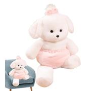 Fruusv Dog Stuffed Animal, lindo Animal Plush Toy, 17,7 pulgadas Dog Plush, Juguete de perro de dibujos animados, juguetes de perro de peluche para el hogar, juguetes de peluche para el hogar