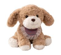 Fruusv Dog Stuffed Animals, 9.84-Inch Stuffed Dog, Stuffed Dog Scarf Puppy Plush, Throw Pillows Plush Dog, Plush Doll Toy, Small Dog Stuffed Animal, Fashionable Dog Plush Toy