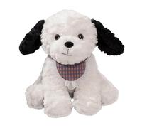 Fruusv Dog Stuffed Animals, 9.84-Inch Stuffed Dog, Stuffed Dog Scarf Puppy Plush, Throw Pillows Plush Dog, Plush Doll Toy, Small Dog Stuffed Animal, Fashionable Dog Plush Toy