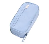 Fruusv Estuche escolar con asa de transporte lindo portátil con ancho, azul, Siehe Beschreibung, Ver descripción