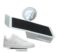 Fruusv Floating Shoe Rack, Suction Cup Sneaker Hanger, Wall-Mounted Storage Holder, Space-Saving Display Stand For Bathroom, Shoe Collection, Store & Exhibition Use, 21.5x7.8cm