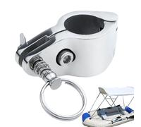 Fruusv Herrajes de Techo Bimini,Herrajes de Techo Bimini para Toldo | Soporte de riel de bisagra | Carril de bisagra y diapositivas de sujeción de mandíbula, pasador