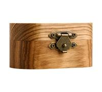 Fruusv Jewelry Box Wooden Pick Holder, Portable Guitar Pick Storage Box, Multifunctional Pick Case for Guitar, Ukulele Pick Storage Case, Bass Guitar Pick Holder, Wooden Pick Holder for Musicians