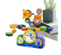 Fruusv Juego de bloques de construcción de engranajes educativos para conectar