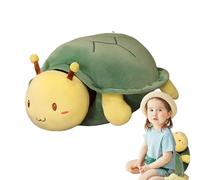 Fruusv Juguete de peluche tortuga de mar, almohada de peluche animal | Peluche divertido de animal de tortuga de abeja, accesorios de fotos, peluche de peluche para salón, dormitorio, cuna,