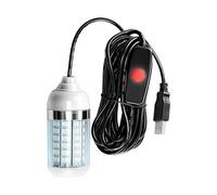 Fruusv Lámpara De Pesca Verde - Iluminación Impermeable Portátil,Luz LED Verde para Atraer Peces De Noche | Para Al Aire Libre Piscina Río Hielo Muelle Kayak Marigane Achigan Trucha Camarón