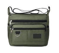 Fruusv Men Bag, Shoulder Sling Multi Pocket Backpack, práctico de Chest Pack, Lightweight Travel for Short Trips, Outdoor, Daily Necessities (25 x 10 x 21 cm), verde, Consulte la