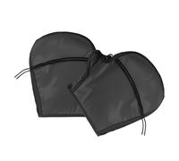 Fruusv Motorcycle Handlebar Gloves, Motorcycle Grip Muffs, Anti Slip Impermeable Oxford Fabric, Ventilated Design, Heat Insulation, Protection, for Bike, Scooter, ATV, Riding, Outdoor