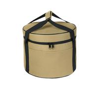 Fruusv Outdoor Cookware Organizer Bag, Picnic Cutlery Cylinder Pouch, Tailgating Cookware Utensils Organizer, Camping Cooking Storage Solution, Portable Grill Accessory Bag