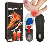 Fruusv Plantillas para Zapatos | 1 Par De Calzado Amortiguador | Plantillas para Deportivas Soporte del Plantar - Para Botas De Trabajo Zapatillas Tacones Altos Correr Caminar Montar Y Acampada