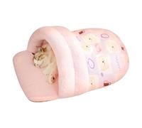 Fruusv Plegable Cat Nest, Slipper Shape Bed, Warm Pet Mat, Winter Cat Cuddler, Thickened Pet Bed, Cute Bunny and Kitten Cuddler Bed, Indoor Pet Sleeping Nest for Cats and Puppies