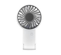 Fruusv Portable Lash Fan Dryer, Handheld Fan with plegable Stand, 3-Speed Adjustable Battery-Powered Air Circulator, Fast-Drying Fans for Beauty, Travel, Personal Cooling 7.09 pulgadas
