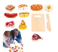 Fruusv Pretend Food Set, Skill Kit, Early Learning Activity Pack, Cognitive Development Game, Hand Eye Coordination Toy, Creative Training Tool for Children, Students, Daycare, School, Indoor Use