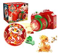 Fruusv Projection Camera Toy, Pretend Play Camera Toy for Kids, Camera with Projector, Fun Camera Viewers Toy for Children, New Year Toy, Easter Celebration Toy, Birthday Gift for Boys and Girls