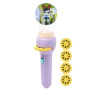 Fruusv Projector Flashlight for Kids, Boys, Girls, Cartoon Animal Pattern Projection Torch, Educational Portable Flashlight, Favor for Easter and Birthday Celebrations