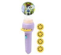 Fruusv Projector Flashlight for Kids, Boys, Girls, Dibujos Animales Pattern Projection Antorch, Educational Portable Flashlight, Favor for Easter and Birthday Celebrations