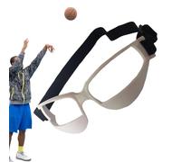 Fruusv Protective Sports Eyewear, Goggles de baloncesto cómodos, Training Glasses, Sports Dribble Specs, Sturdy Protective Eyewear for Vision Control and Practice, 17 x 6 cm,