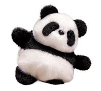 Fruusv Reversible Panda Plush, Double-Sided Dog Plush Toy, Soft Panda Zipper Doll Toy, Comfortable Panda Plush Toy, Panda Plush for Windowsills, Bookshelf Panda Plush Toy, Reversible Dog Plush Toy