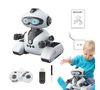 Fruusv Robot De Juguete para Niños Y Niñas,Robots De Control Remoto para Niños, Robot Inteligente con detección de Gestos y Ojos LED, Juguete Interactivo de programación de Canciones de Baile con