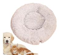 Fruusv Soft Plush Round Pet Bed, Plush Cuddler Dog Bed, Calming Pet Bed, Cushion Bed for Dogs, Pet Snooze Sleeping Kennel, Small Dog Bed, Cat Cuddler Bed, Cozy Pet Bed for Cats