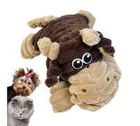 Fruusv Squeaky Dog Toys, Plush Puppy Calming Plush, Interactive Stuffed Chew Toy, Herramienta de entrenamiento Cute, Soft Durable Pet Play Supply for Puppies and Small Dogs, interior de 19 x 15 x