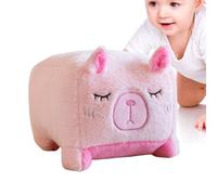 Fruusv Stuffed Capybara Plush Toy, Soft Cuddly Animal Doll Pillow, Adorable Home Decor Bedroom Sofa Couch Chair Bed Car Desk Shelf Collectible Gift for Kids Adults, 30 x 30 x 2 cm