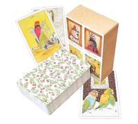 Fruusv Tarot de pájaros, de de Lectura interactiva, 78 de Tarot con guía incluida, de de adivinación ilustrado, de la con diseño Vintage, de Mesa para FA estratégico Durante el, lo Que Mejora